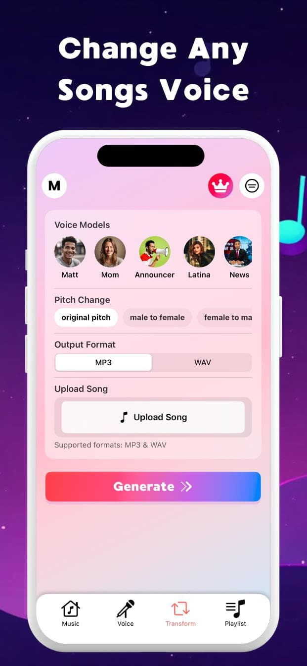 BeatBot KI Musik Generator App auf Android — Text zu Musik Prompt-Eingabe